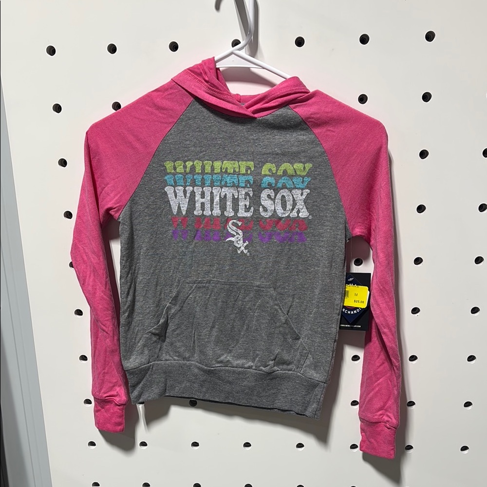 NWT White Sox Genuine Merchandise girls hoodie size 10/12